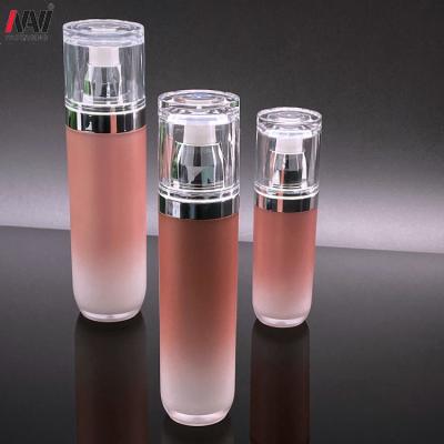 China Custom PMMA 40ml 60ml Cosmetic Acrylic Plastic Clear Lotion Bottle With Pump 100ml 120ml Spray Bottle Packaging Cosmetic for sale