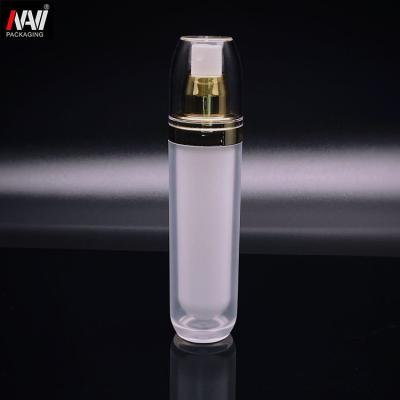 China BEAUTY PACKAGING 30ml 40ml 50ml 60ml 100ml 120ml luxury acrylic serum pump bottles, plastic lotion bottle with pump for sale