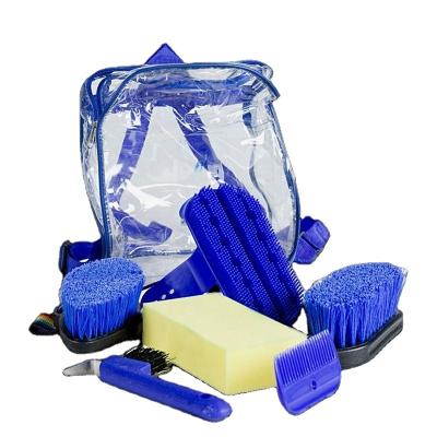 China In Stock 6-Piece Comfort Big Size Premium Horse Grooming Kit.Horse Grooming Tools & Packing H221 for sale