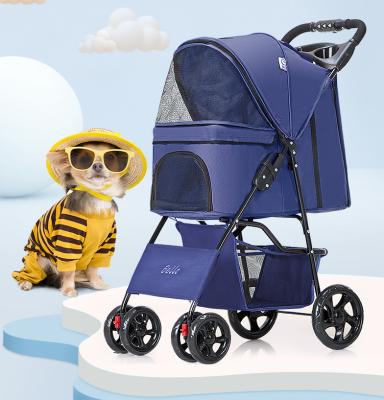 China Viable Travel Folding Dog and Cat Stroller for sale