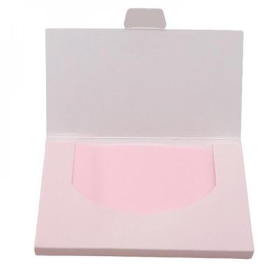 China Box Tissue Factory Manufacturer 100 Accounts Box Tissue Pink Linen Face Oil Absorbing Paper With Fragrance for sale