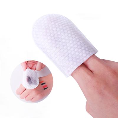 China Hot Selling Makeup Cotton Pad U Shape Natural Cosmetic Organic Cotton Pad U Shape Soft Touch Makeup Facial Cotton Pads for sale