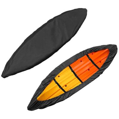 China 420D Polyester + PU Coating Boat Kayak Canoe Cover Waterproof UV Resistant Dust Proof Storage Cover Shield Professional Kayak Boat Canoe Storage Cover for sale