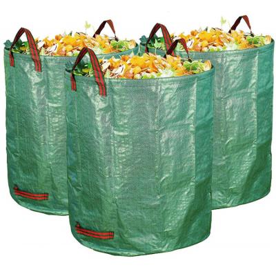 China Reusable Reusable Heavy Duty Heavy Duty Leaf Bag Extremely Durable Garden Decoration Lawn Garden Decoration Lawn Garden Trash Bags Collapsible Bags for sale