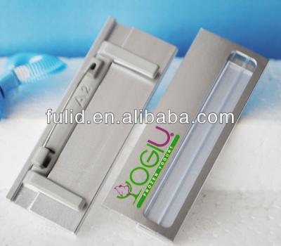 China 3D with classic safety pin metal name badge for sale