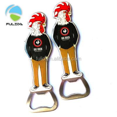 China Logo Promotional Beer Bottle Opener Zinc Alloy Epoxy Key Chain Traditional Classic Metal Wholesale Zinc Alloy for sale