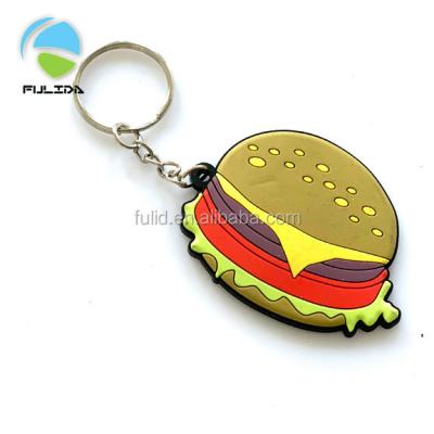 China Custom Soft Rubber PVC Silicone Rubber Key Chain Keychain for sale