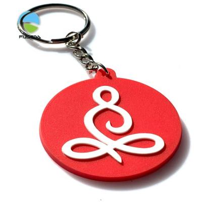 China Soft PVC Key Chain Key Chain PVC Soft Rubber Key Rings for sale