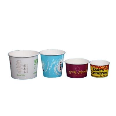 China Disposable Kids Disposable Ice Cream Paper Cups/Dish for sale