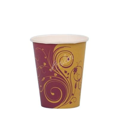 China Disposable 7oz Paper Tea Cups for sale