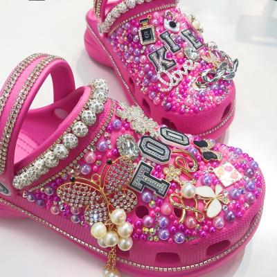 China Fashion New Fashion Trend Fashion Hole Shoes Decoration Accessories Women Slip EVA Shoe Soft Lovely Cartoon Fits For Hole Shoes Sandals for sale