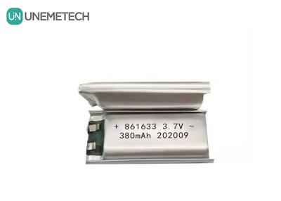 Chine 2C Charge 3A Batterie Li polymère à haute décharge 3.7V 380mAh 861633 à vendre