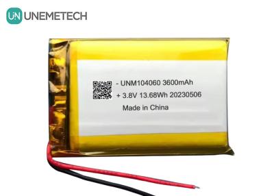 中国 大容量 4.35V 高電圧 リポ電池 104060 3600mAh 3.8V リチウムイオンポリマー電池 販売のため