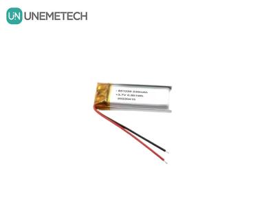 China UNEMETECH 230mAh LiPo-Batterie 3,7V Lithium-Polymer-Batterie 851228 für Fernbedienung zu verkaufen