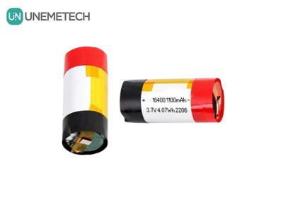 China 3A Ontlading Cylindrische Lithium-ion-accu 18400 3.7v 1100mah LiPo-accu Te koop