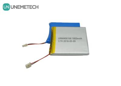 China Medical Device Lithium Ion Polymer Battery Pack 7.4V 1800mAh 2S 406168 Rechargeable for sale