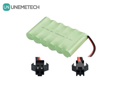 China 7.2V NiMH Battery Packs 1800mAh Nickel Metal Hydride Batteries For Remote Control Vehicle for sale