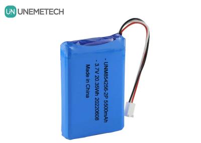 Chine 3.7V Li Poly batterie rechargeable 854256 2P 5500mAh Piles pour équipements industriels à vendre