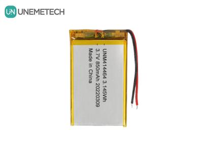 Κίνα 3.7V 850mAh επαναφορτιζόμενη μπαταρία LiPo 414464 μπαταρία τσάντας για τραπεζικό φως προς πώληση