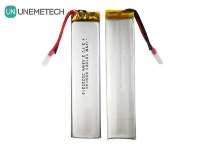 China 3.7V 900mAh Lipo Battery Rectangular Lithium Polymer Battery 501885 For Miniature Cemera for sale