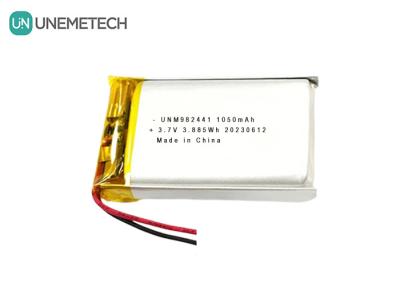 China OEM ODM Customized 3.7V 1050mAh Li-Ion Polymer Battery 982441 For Intelligent Doorbell for sale