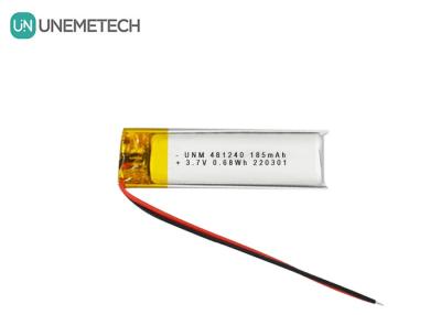 China 3.7V 185mAh 481240 Batería de iones de litio y polímero de litio para DVR de automóviles en venta