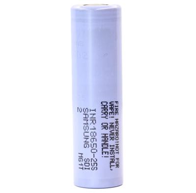 China Samsung 25S 18650 2500mAh 20A Battery 3.6V Cylindrical Lithium Ion Cell INR18650-25S for sale