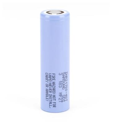 China Samsung 40T 21700 4000mAh 35A Battery 3.6V Lithium Ion Battery Cell INR21700-40T for sale