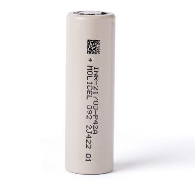 China Molicel 21700 P42A 4200mAh 45A Battery INR-21700-P42A Flat Top Battery for sale