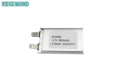 Κίνα 20C Υψηλός ρυθμός εκφόρτισης 3.7V 800mah Λίπο μπαταρία 653048 για RC αεροπλάνο προς πώληση