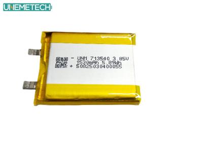 China 3.85V High Voltage Lithium Polymer Battery 1530mAh 713540 For Medical Devices for sale