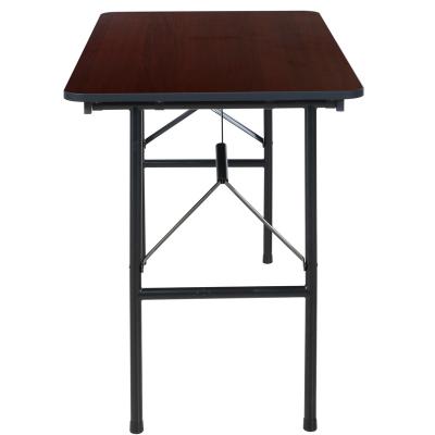 China Wholesale Portable Folding Table Restaurant Easy Carry 6ft Wooden Square for sale