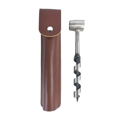 China Outdoor Drill Bits Tool Kit Factory Customized Wholesale Color Wood Hand Drill Bits Survival Tool Auger Bits For Camping for sale