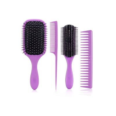 China Waterproof High Quality Set Brush For Women OEM Hair Straightening Brush Paddle Luxury Brush for sale