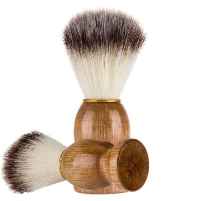 China Fashionable Appearance Hot Selling Amazon Private Label Shaving Vegan Custom Wooden Beard Brush Beard Brush for sale