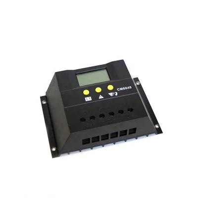 China High Voltage Automatic Solar Charger Controller 48V Max Light PWM Charge Controller LCD Display for sale