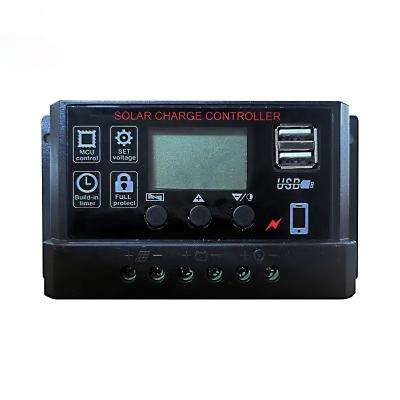 China Charger Controller Solar Charge Controller Input Voltage 12V 24V 10A 20A 30A 40A Automatic Charge Controller for sale