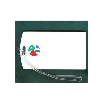 China Eco - Friendly PVC Clear Luggage Tag Rubber Loop for sale