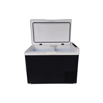 China Large Capacity Factory Price Chinese DC 50L 12V Car Refrigerator Dual Use Portable Refrigerator for sale