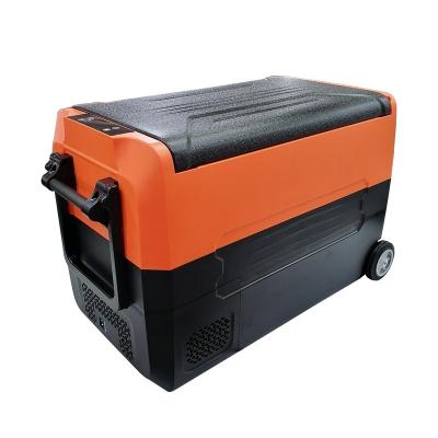 China Factory Supply Large Capacity Flexible Placement 45L Mini Car Refrigerator In Car Dual Use Portable Refrigerator for sale