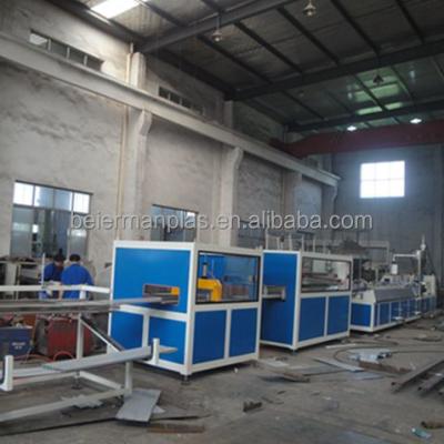 China Building material stores SJSZ-55/120 PVC twin screw ceiling board machine/foam board production line/profile production line for sale