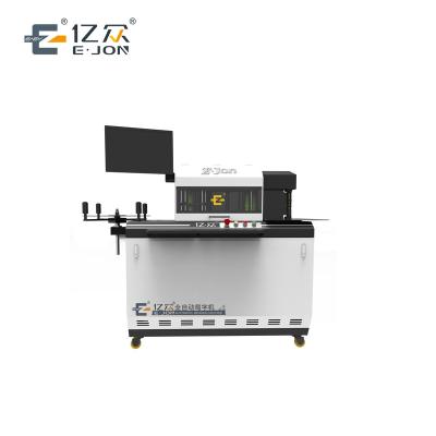 China Advertising Company Ejon E8s Make In China Advertising Big Luminous Aluminum Outdoor Profile LED Trim Cap 3D Letter Making Machine for sale