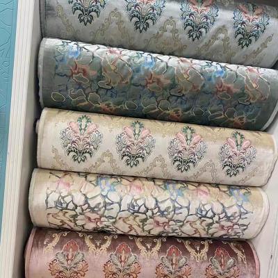 China Wholesale Blackout Moroccan 300-450gsm Weight Velvet Embroidery Designs For Curtains for sale