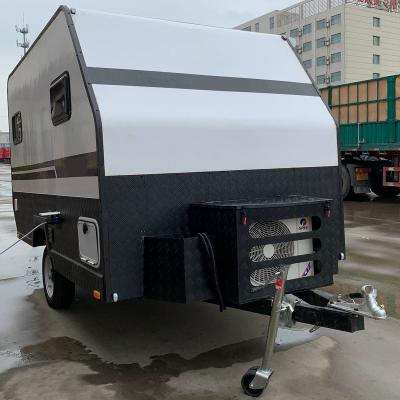 China Travel trailer Australia road 13 ft 13ft 12ft hybrid allroad caravan offroad Australian standard with bathroom for sale