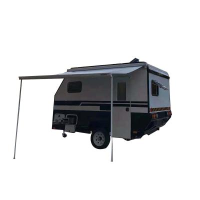 China Water Resistant Independent Suspension Travel Trailer Home 3-4 Person Prefab Camper Trailer for sale