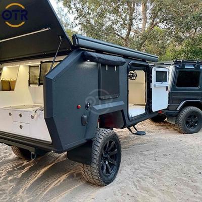 China 2021 New Model Light Weight Off Road Camper Trailer Hot Selling Travel Trailer With Tent for sale