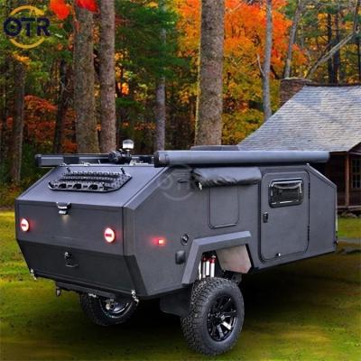 China Weizhengeheng ISO Standard Lightweight Camp Trailer RV Towing Mini Offroad Camper Van for sale