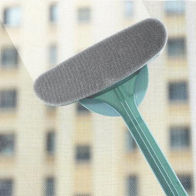 China A2304 Viable Two in One Household Dusting Brush Glass Long Handle Tool Window Screen Cleaning Dusting Brushes for sale