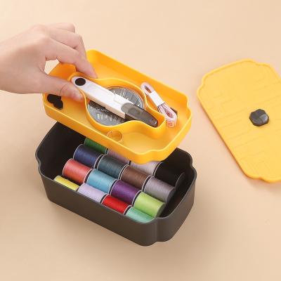 China A3514 Home Sewing Weaver Hand Needle Kit Hand Knitting Tools Storage Boxes Hussif Box Sewing Set for sale