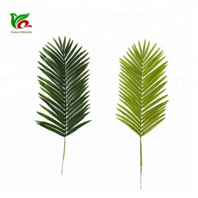 China Home Decor Artificial Leaves For Decoration Betel Coconut Palm Plant Leaves For Sale for sale